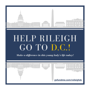 Flyer that says "Help Raleigh go to DC!"